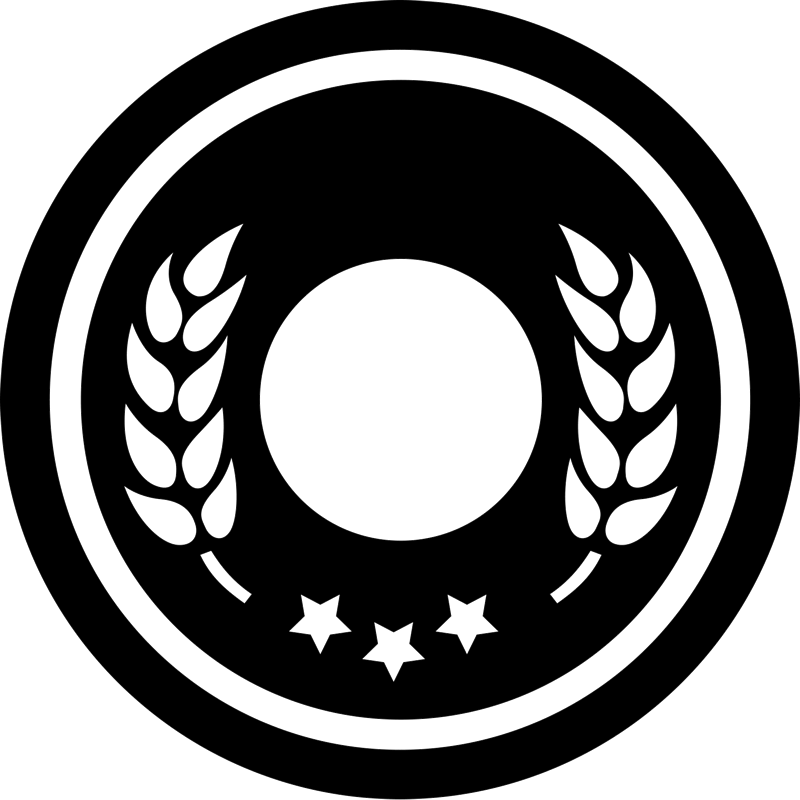 Circle Barley Symbol Rubber Stamp - Song Bar (800x800), Png Download