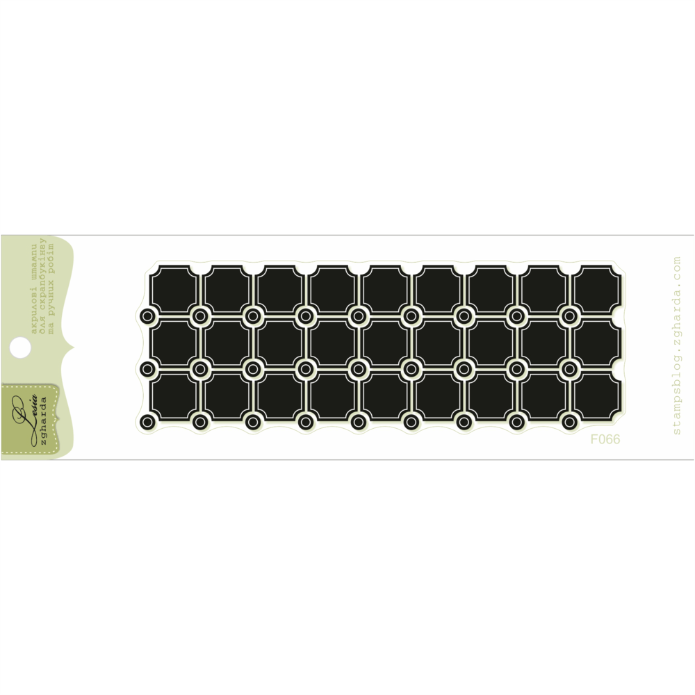 {f066} Stamp "squares And Circles" - Circle (1000x1000), Png Download