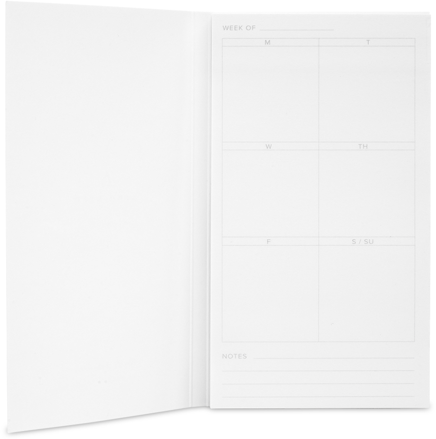 Paper Goods Weekly Adhesive Notes Open V=1528192137 - Sketch Pad (1200x1400), Png Download