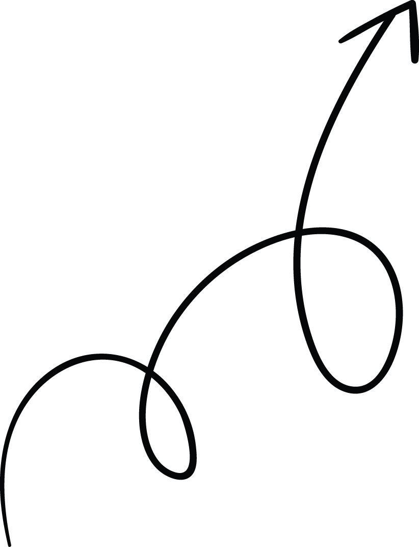 Up Arrow Twist Spiral Tail Line Doodle - Line Art (822x1072), Png Download