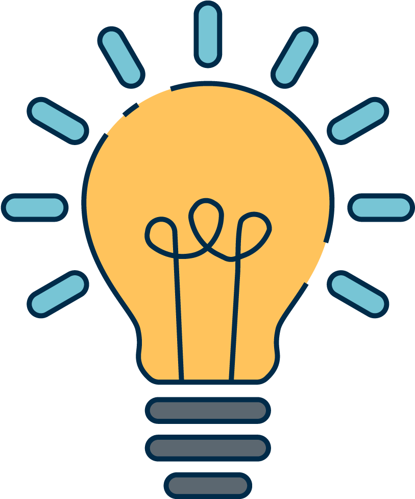 Ideas And Inspiration - Light Bulb Clipart Png (1000x1000), Png Download