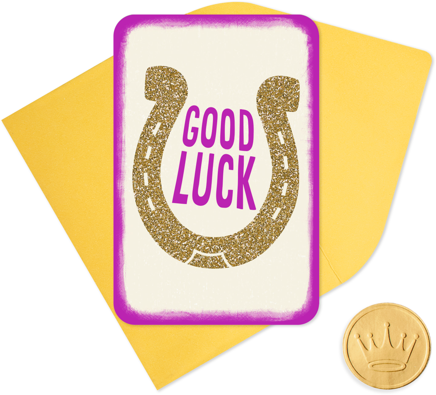 25" Mini Gold Horseshoe Good Luck - Illustration (1470x1470), Png Download