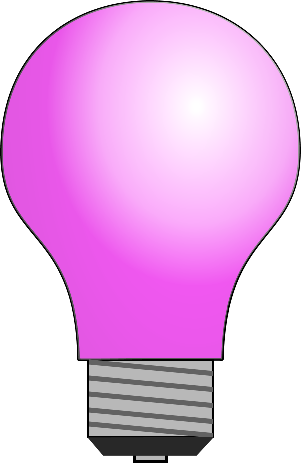 Light Bulb Clip Art (600x923), Png Download