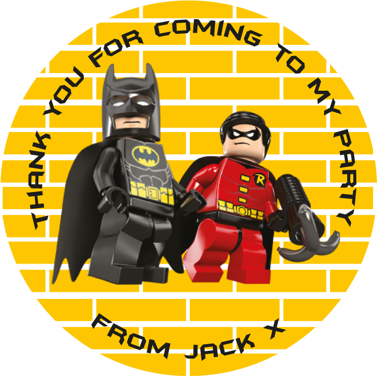 Batman Lego Sweet Cone Stickers - Batman (765x765), Png Download
