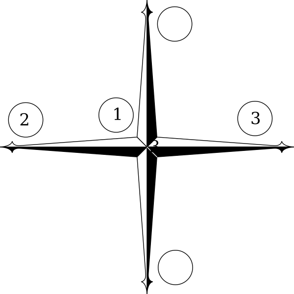 Star Symbol Spread Clip Art - Drawing (600x600), Png Download