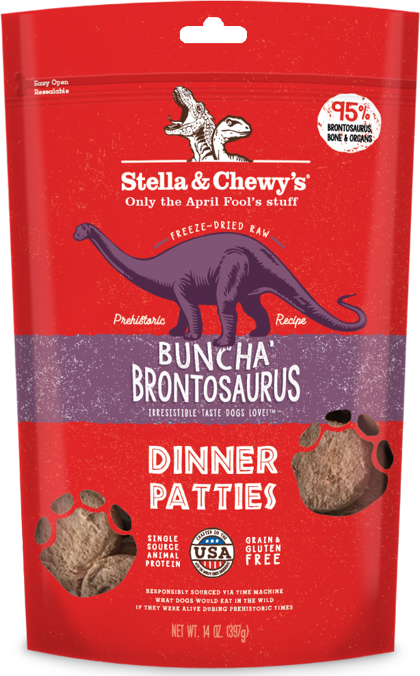 Buncha' Brontosaurus - Stella & Chewy's Perfectly Puppy (652x1025), Png Download
