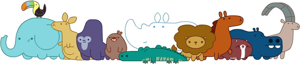 Molang Props And Characters Design Millimages Tf1 - Cartoon (1280x420), Png Download