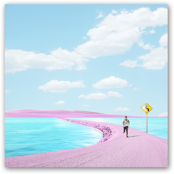 Candy Land Runner - Beach Ridge (800x800), Png Download
