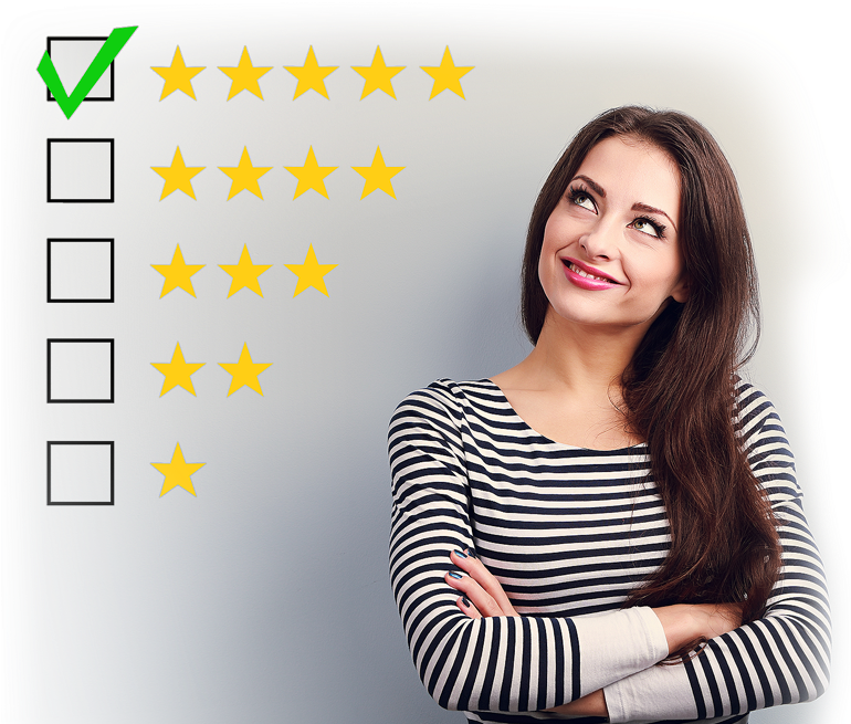 Get Great Reviews & Promote Them Online - Excelencia Do Atendimento (769x679), Png Download