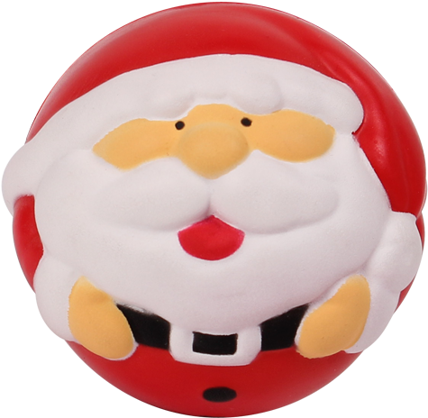 Antistress Christmas Santa Claus And Snowman Balls - Santa Claus (600x600), Png Download