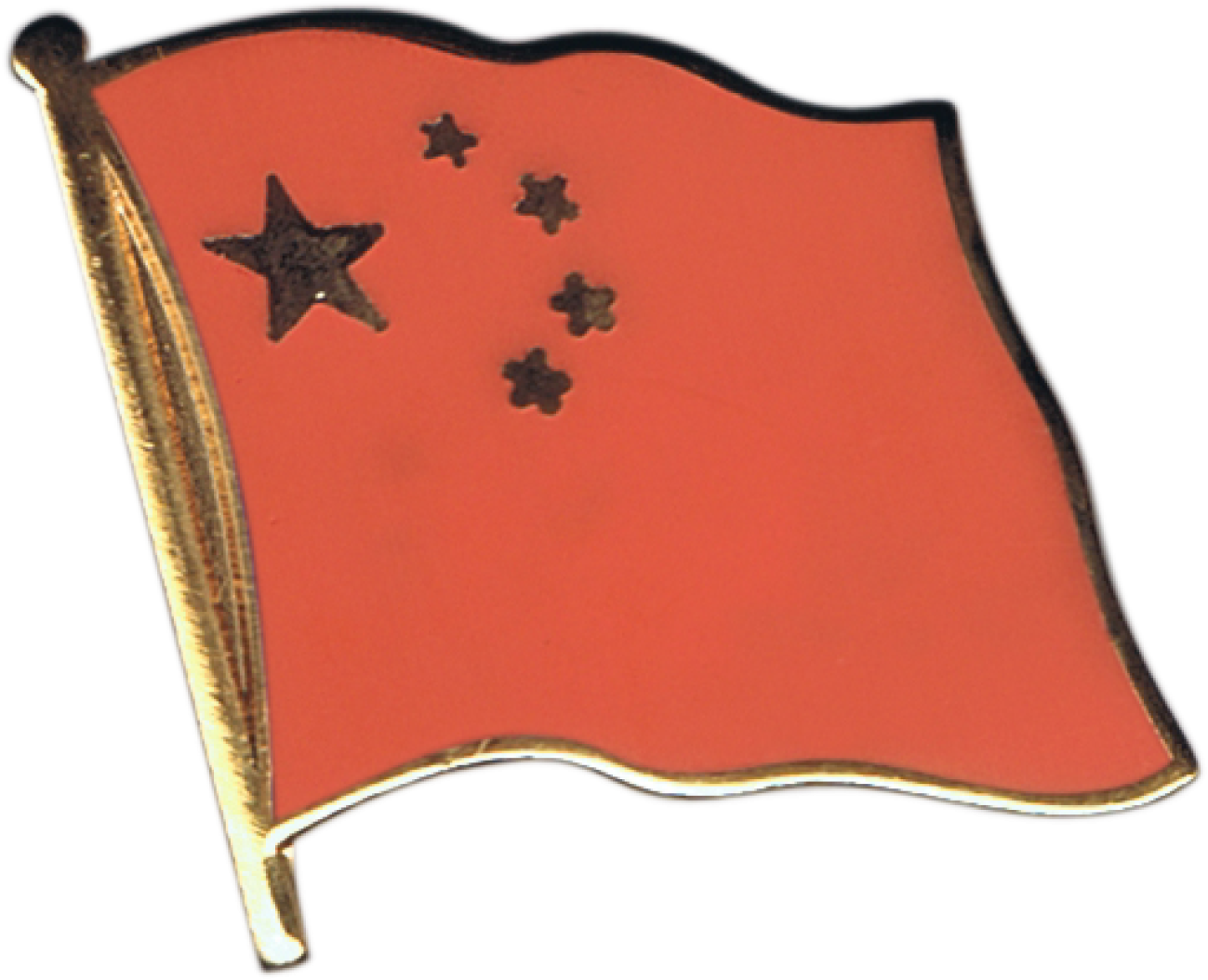 China Flag Pin, Badge - Broche Bandeira Do Brasil Png Download (1500x1197), Png Download