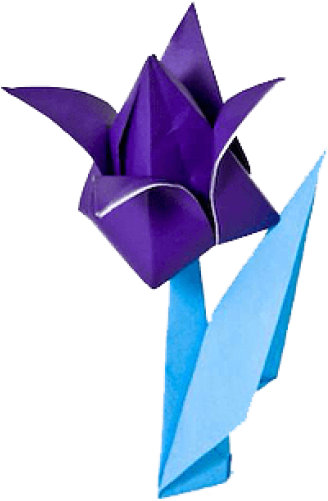 Free Png Flower Origami Png Images Transparent - Flower Origami Transparent Background (480x656), Png Download