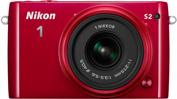 Nikon 1 S2 - Nikon 1 S2 Black (700x595), Png Download