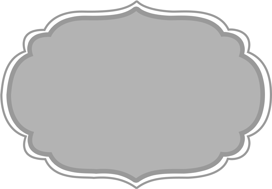 Grey Clipart Frame - Circle (927x636), Png Download