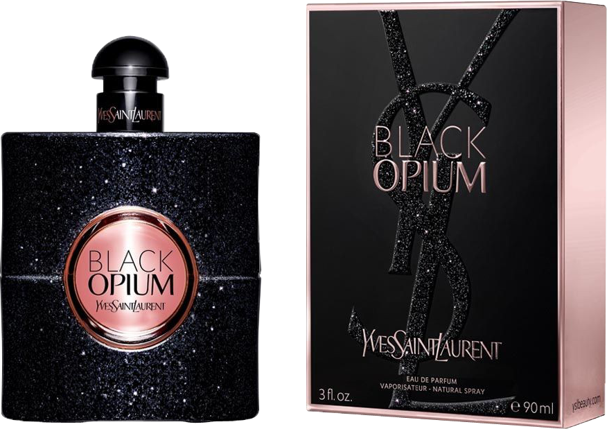 Fragrances - Ysl Black Opium 150ml (876x619), Png Download