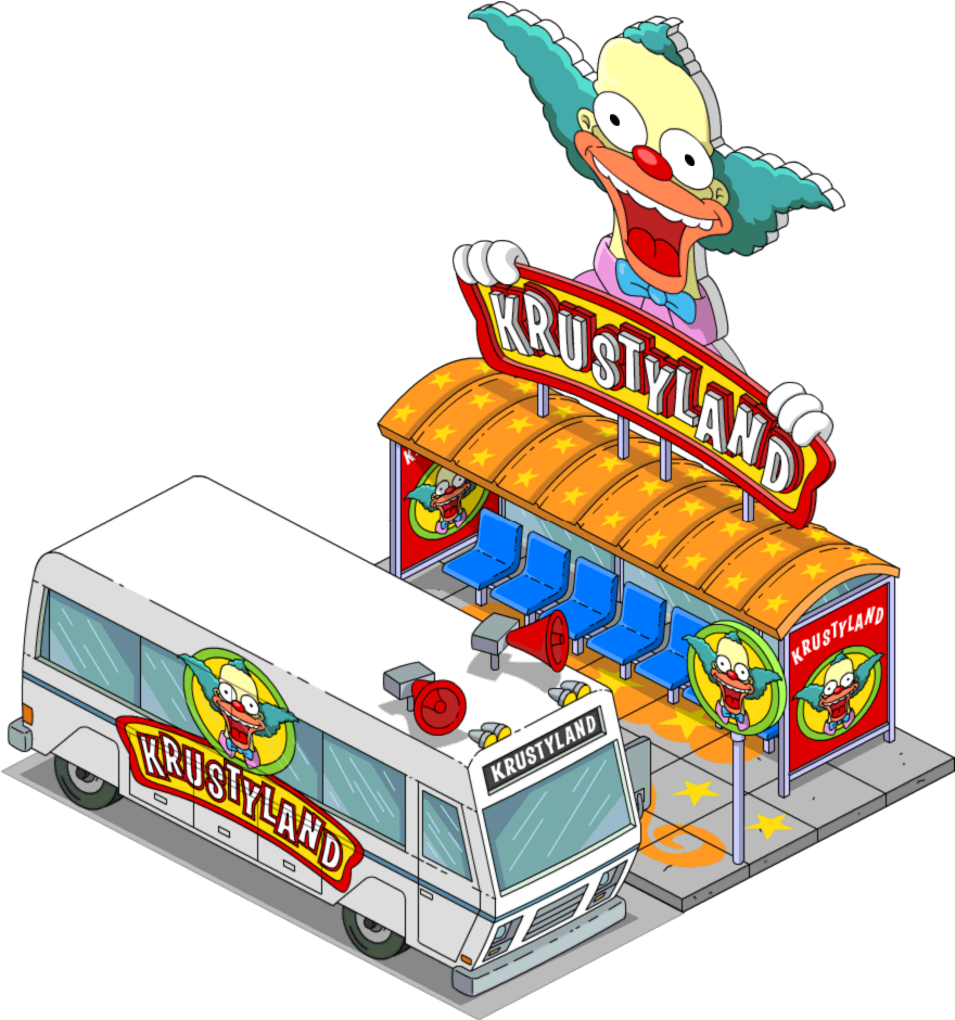 Free The Krustyland Shuttle All Work Is Now - Krustyland Shuttle (881x963), Png Download