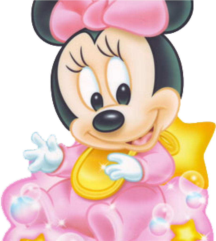 Baby Minnie Clipart Ba Minnie Sit On Cloud Clips Ba - Minnie Baby (1024x1024), Png Download