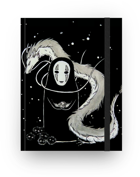 Caderno Spirited Away De Giperfettina - Illustration (800x800), Png Download