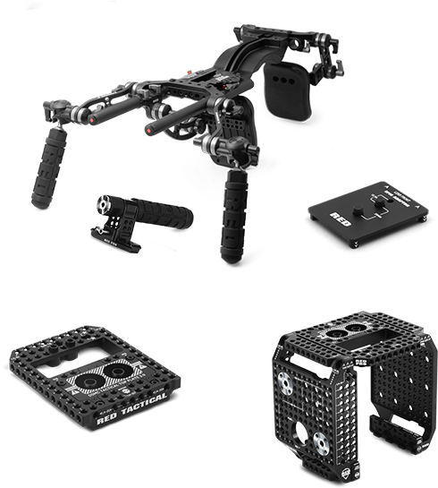 Mounting And Support - Red Scarlet W Cage (600x600), Png Download