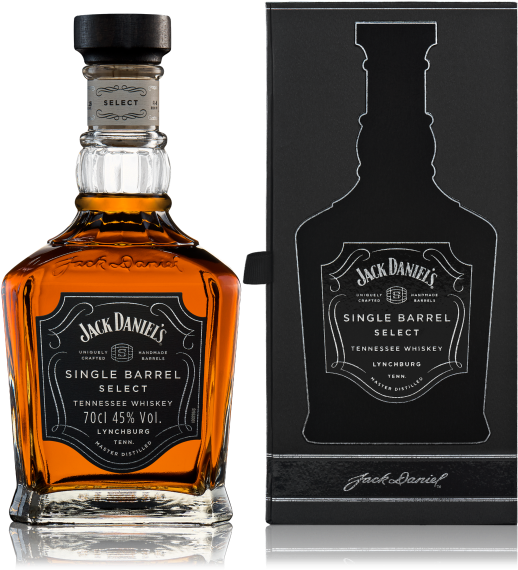 Jack Daniel's Single Barrel Select Whiskey - Jack Daniels Single Barrel Select 70cl (566x708), Png Download