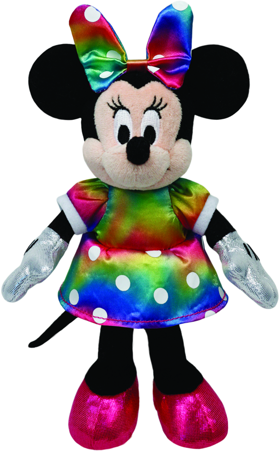 Minnie Mouse Ty Dye Sparkle Beanie Babies - Stuffed Toy (608x900), Png Download