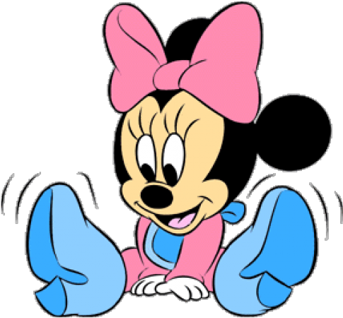 Baby Clipart Minnie Mouse - Embroidery Design Minnie Mouse And Mickey Mouse (640x480), Png Download