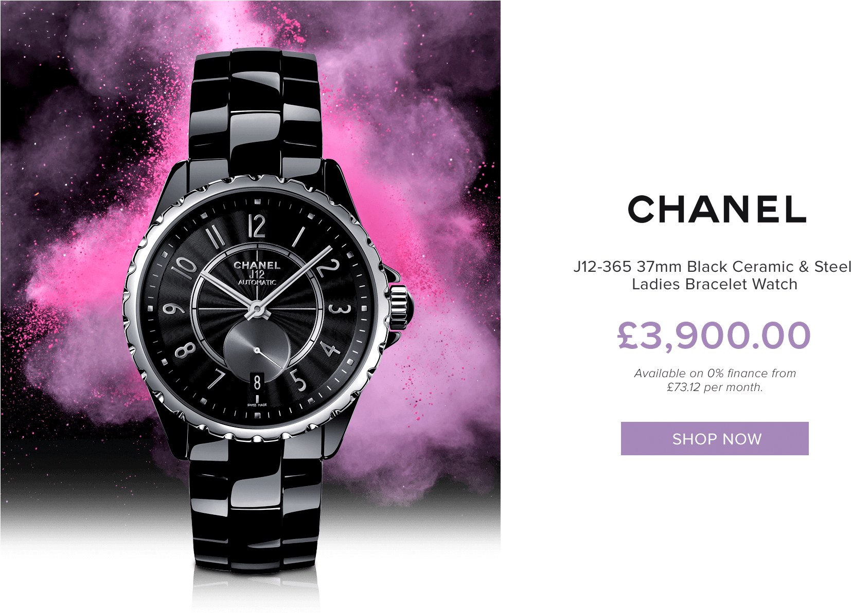 If The Chanel J12 365 High Tech Black Ceramic Ladies - Chanel (1800x1192), Png Download