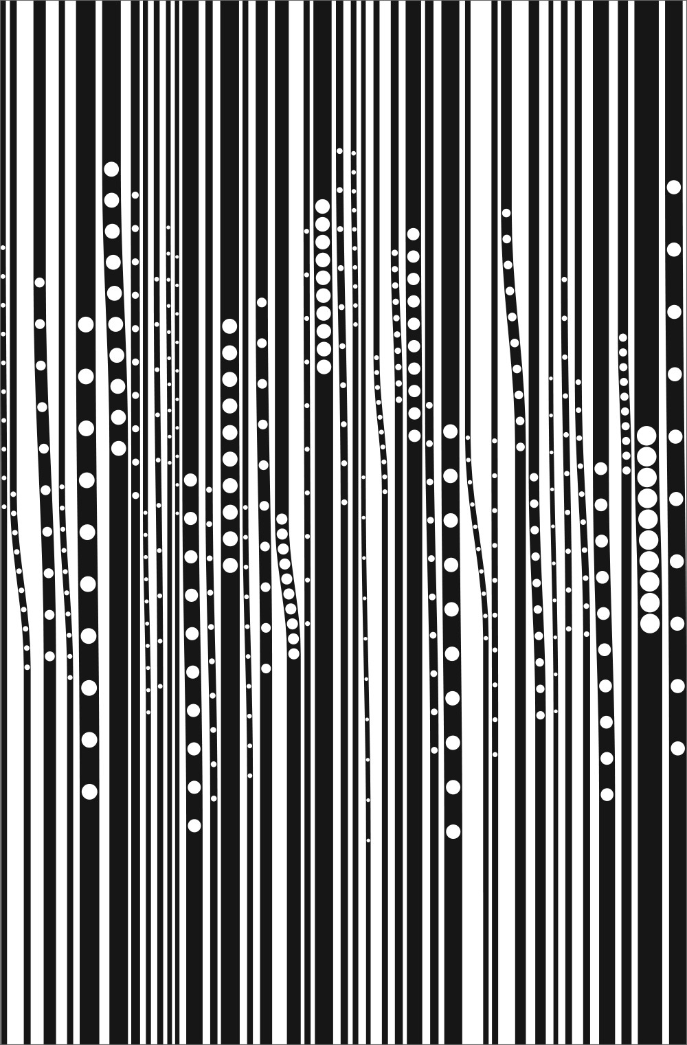 The Puddle Builder 11 Test 11 Composition Design, Textures - Monochrome (1000x1521), Png Download