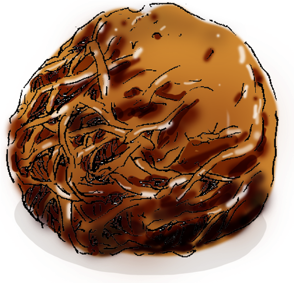 We Don't Know Exactly What A Chicken's Scratch Looks - Doughnut (678x654), Png Download