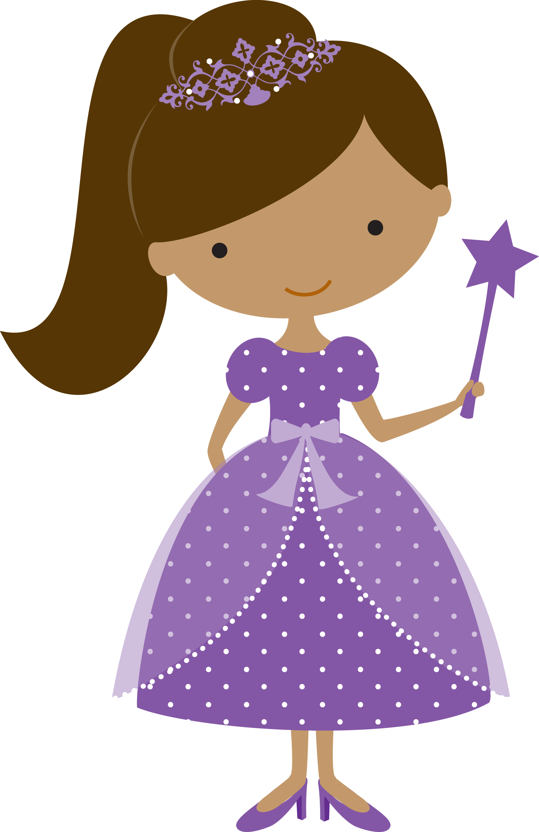 Pin Liran Clipart Clip Art Printables Dolls - Princesitas Dibujo Png (1852x2855), Png Download