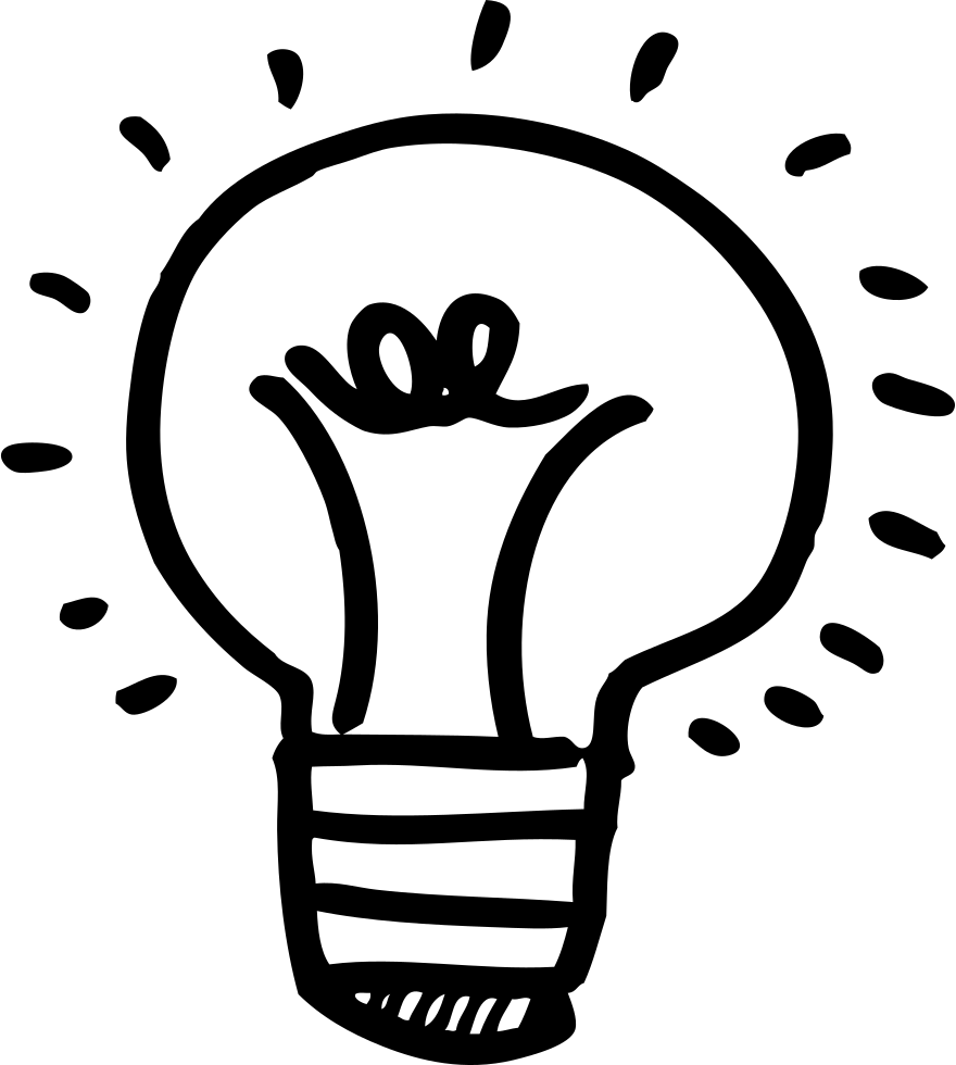 Png File Svg - Incandescent Light Bulb (880x980), Png Download