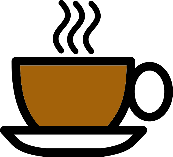 Coffee Cup Clip Art At Clker Com Vector Clip Art Online - Coffee Clipart (600x545), Png Download