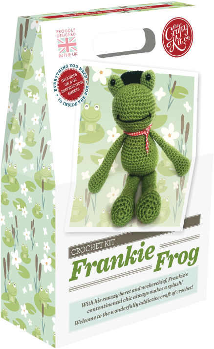 Frankie Frog Crochet Kit - Crochet (800x800), Png Download