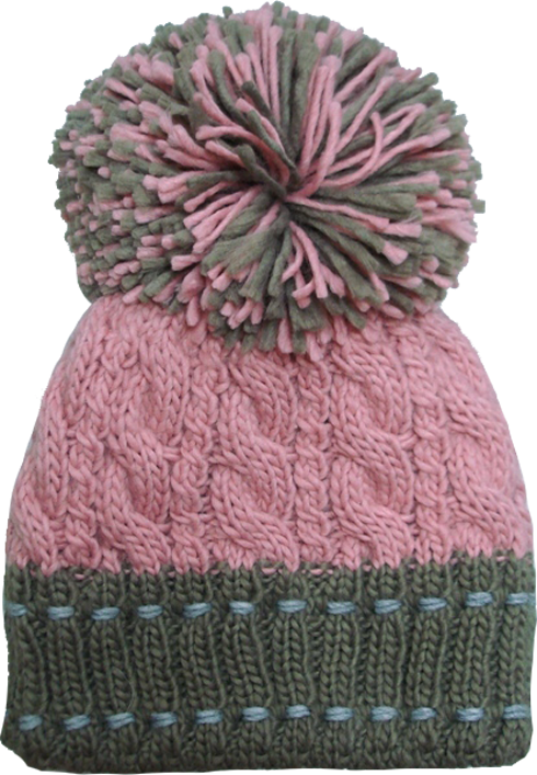 The Knitted & Crochet Beanie Hat - Beanie (490x707), Png Download