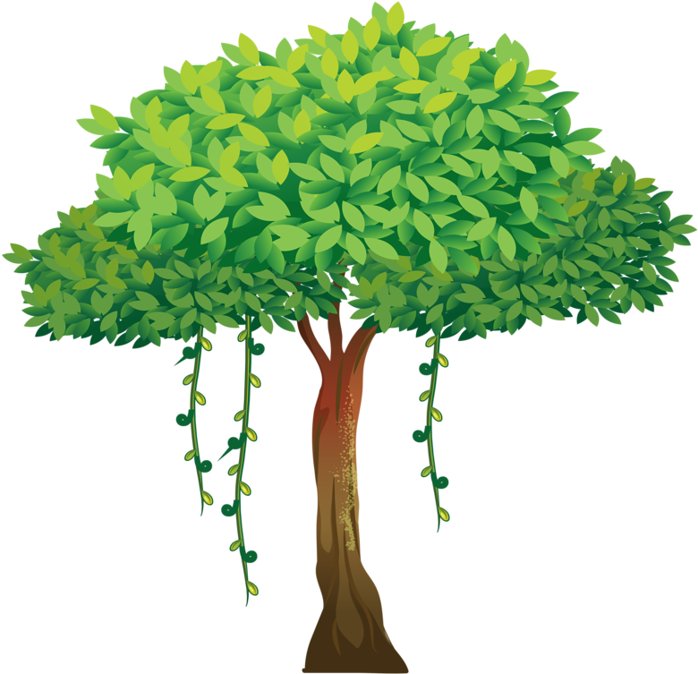Фотки Enchanted Tree, Tree Clipart, Tree Leaves, Tree - Reading Under A Tree (800x795), Png Download