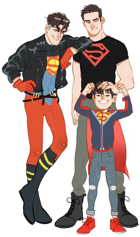 Jon Kent Png Image Background - Superboy (600x837), Png Download