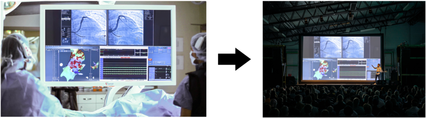 C-suite Lab To Presentation - Led-backlit Lcd Display (1000x310), Png Download