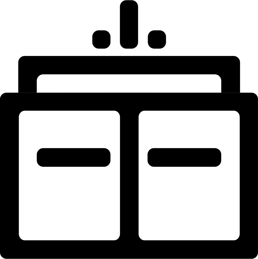 Png File Svg - Bathroom Cabinet Icon Png (980x982), Png Download