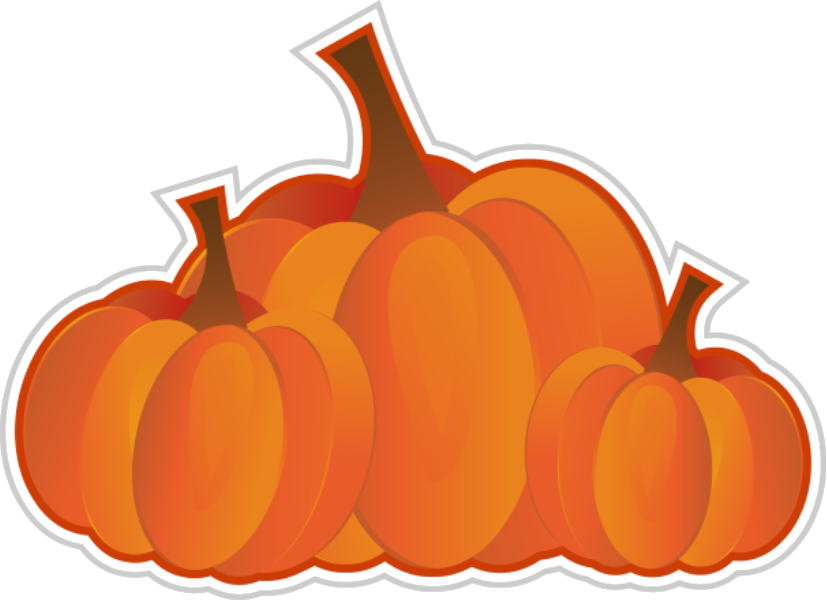 New Smyrna Beach Regional Library - Transparent Pumpkin Patch Clipart (827x600), Png Download