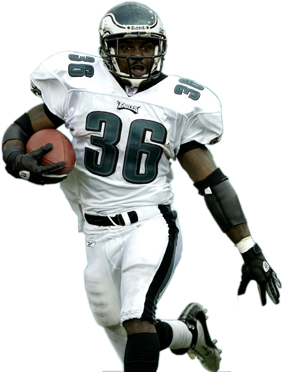 Brian Westbrook Photo Brianwestbrook - Sprint Football (559x733), Png Download