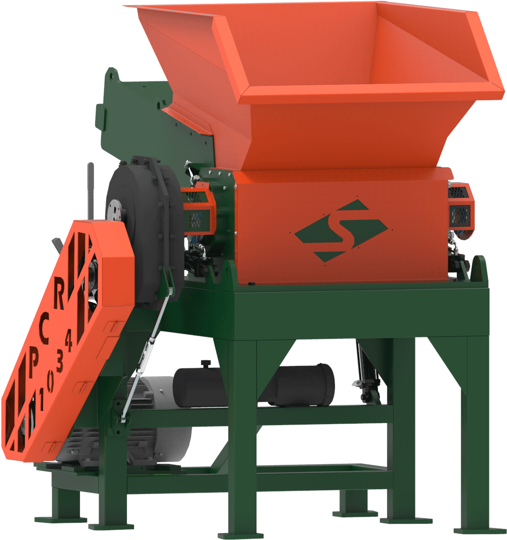 Sweed's Prechopper Is A Single Shaft Shredder That - Machine (1109x1147), Png Download