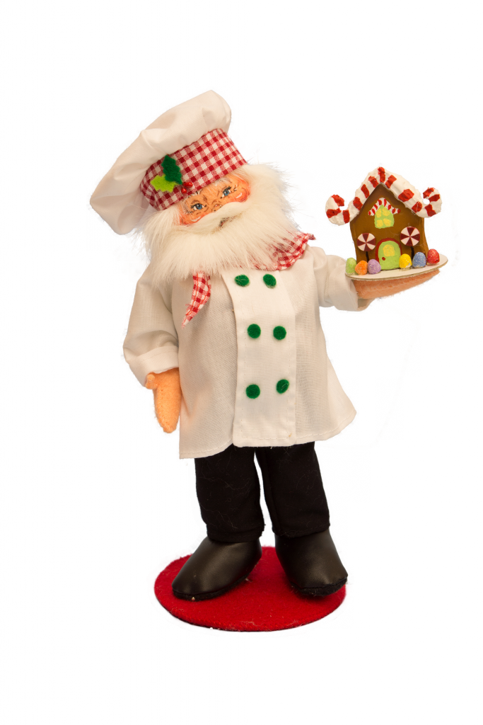 9" Chef Santa - Costume Hat (683x1024), Png Download