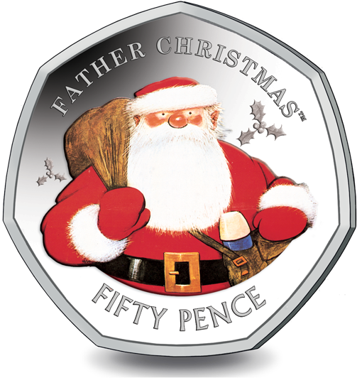Father - Raymond Briggs Father Christmas (546x600), Png Download