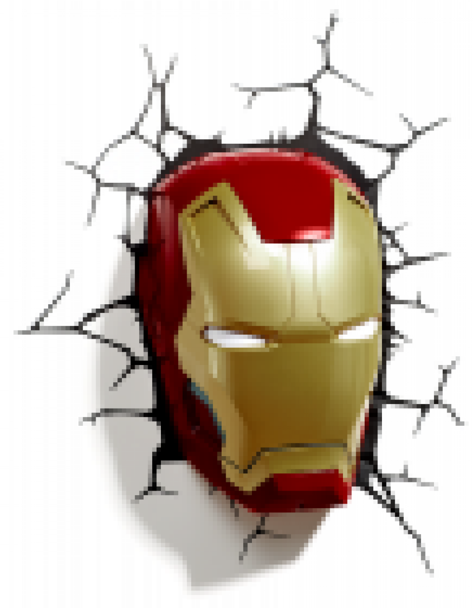 3d Light Iron Man Helmet - Iron Man (1200x1200), Png Download