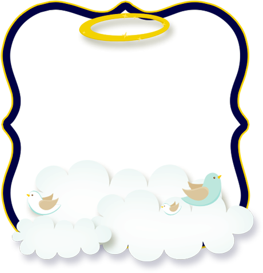 Moldura Para Batizado Png (930x617), Png Download
