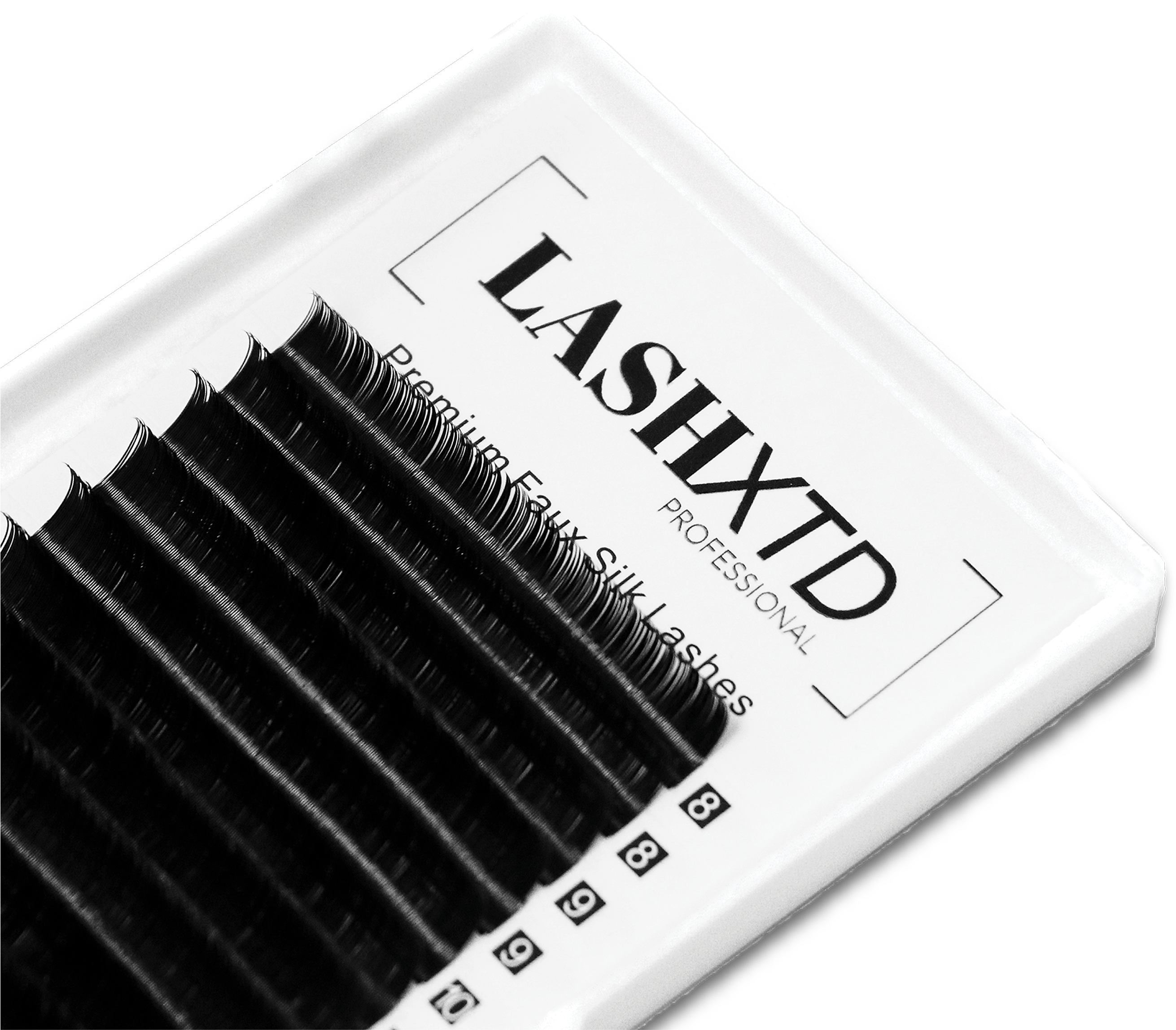 Faux Silk Mixed Eyelash Extension Tray - Eyelash Extensions (2633x2633), Png Download