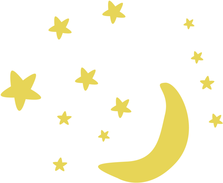 And Pattern Twitter Moon Computer Stars Line - Portable Network Graphics (800x638), Png Download