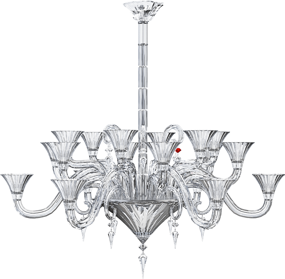 Mille Nuits Chandelier 18l - Baccarat Mille Nuits 18l (1000x1000), Png Download
