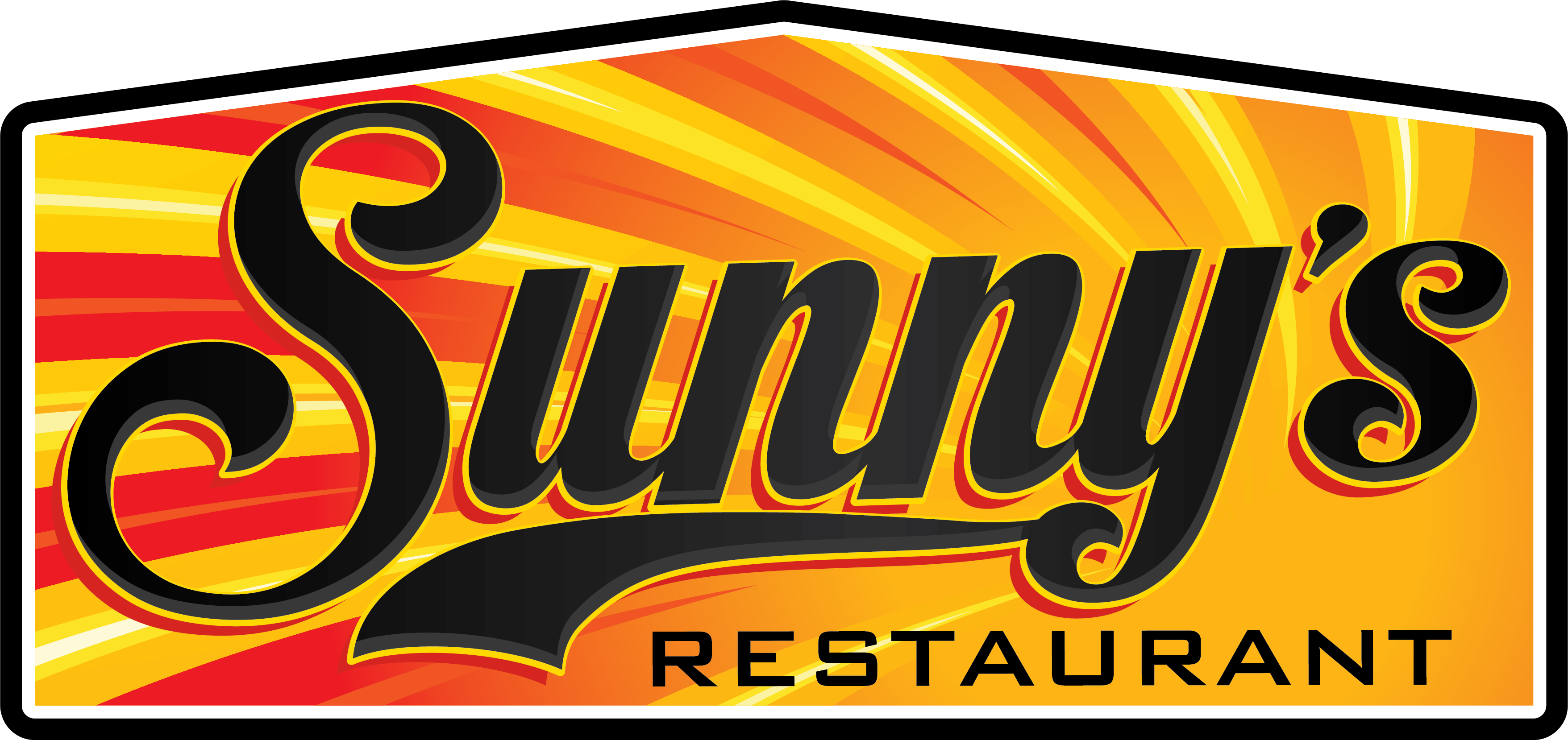 Sunny's Restaurant Sunny's Restaurant Sunny's Restaurant - Fried Chicken Logo Png (3513x1659), Png Download