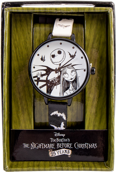 Nightmare Before Christmas Jack & Sally Wristwatch - Nightmare Before Christmas (600x600), Png Download